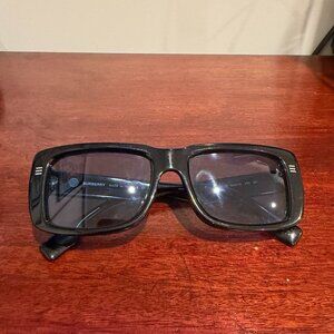burberry square glasses - blue lenses